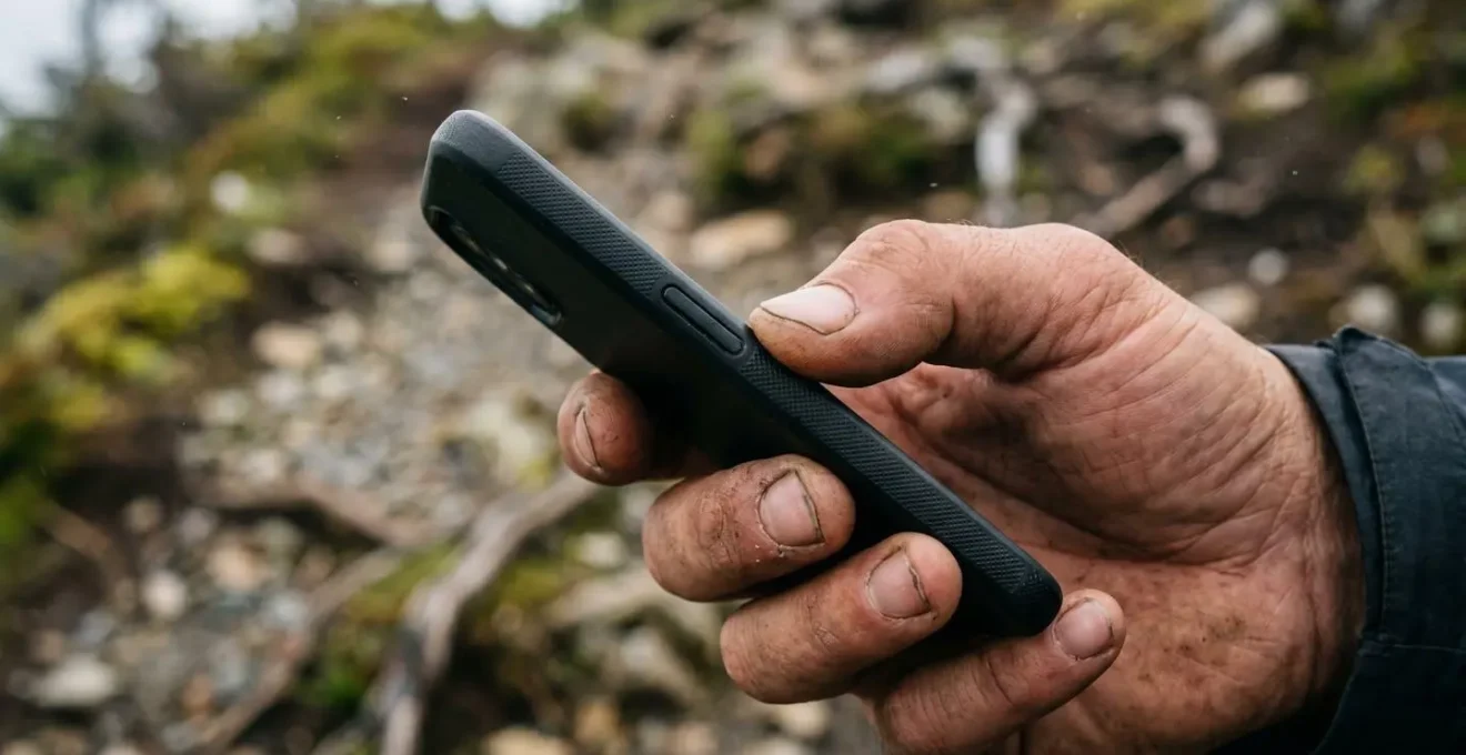 Schermata di app per trekking che mostra il profilo altimetrico di un sentiero con dislivelli